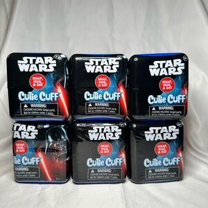 Star Wars Cutie Cuff Slap Wristband Plush Toy - Sealed In Box, Lot of 6